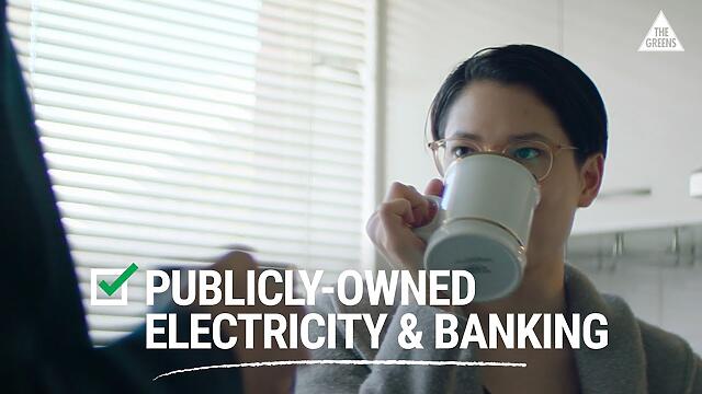 VIDEO: Australian Greens: Vote Greens in the Senate for Publicly-Owned Electricity and Cheap, Reliable Public Transport