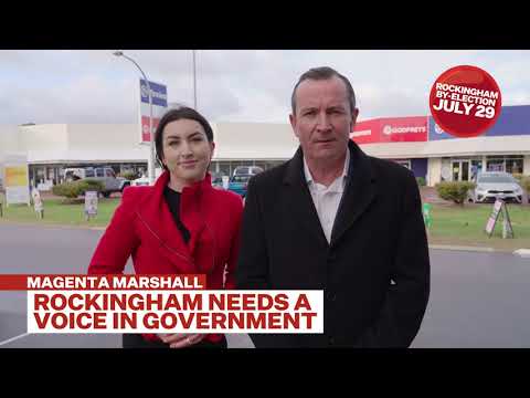 VIDEO: WA Labor: Mark McGowan has voted early for Magenta Marshall, because Rockingham needs a voice in Government
