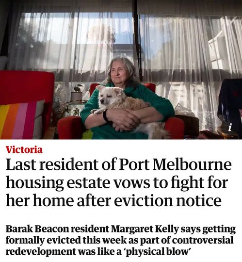 Victorian Greens: In Margaret, We Stan. Her eviction from her home of over 25 years…