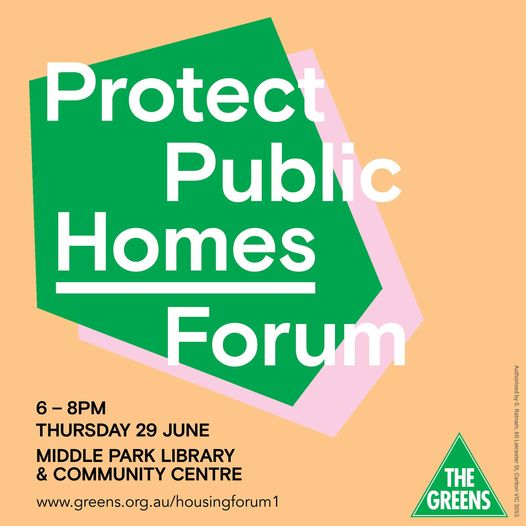 TONIGHT: PROTECT PUBLIC HOMES FORUM...