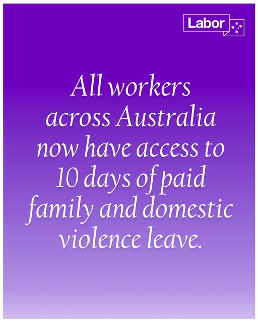 Australian Labor Party: No one should have to choose between their safety and their pay. …