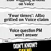 The Voice will have unknown consequences and Mr Albanese won't an...