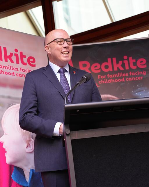 Peter Dutton: We gathered to support Redkite and the important work they do for…