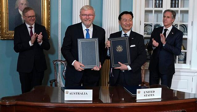 Australia and US formalise a Technology Safeguards Agreement