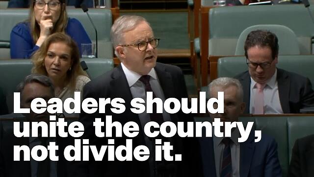 VIDEO: Anthony Albanese MP: ‘No one should threaten people because of their religion’: Prime Minister Albanese in Parliament