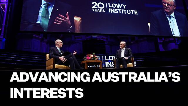 VIDEO: Anthony Albanese MP: Anthony Albanese delivers the 2023 Lowy Lecture