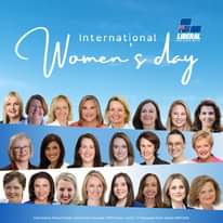 May be an image of 20 people and text that says 'Women s International day SOUTH WALES LIBERAL Authorised Shields, Liberal Party Australia NSW Division, Level 131 Macquarie Street, Sydney NSW 2000.'