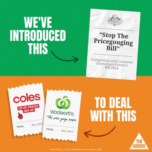 Adam Bandt: The big supermarket corporations are ruthlessly using their market pow…