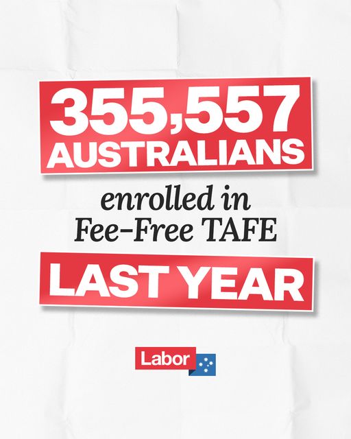 Australian Labor Party: 355,557….
