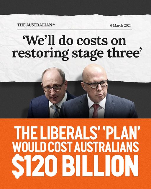 BREAKING: The Liberals don't support Labor’s cost-of-living tax cuts....