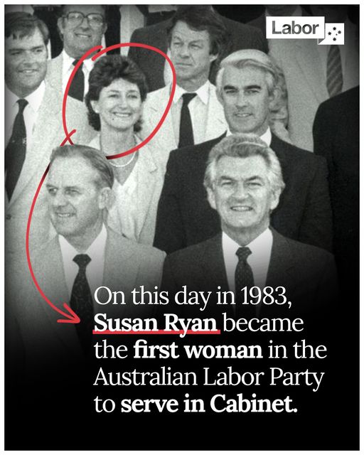 The first female Labor minister and first female Minister for Women, t...