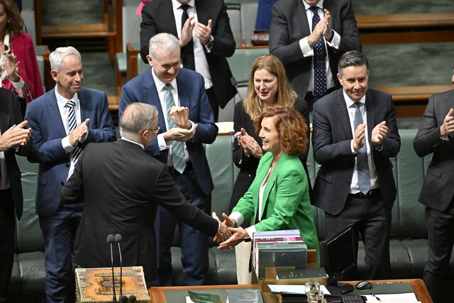 Welcome to Parliament and to ALP Caucus, Member for Dunkley Jodie Bely...