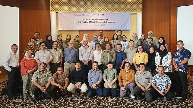Dr. Scott Ison and review committee for after action foot and mouth disease in Indonesia