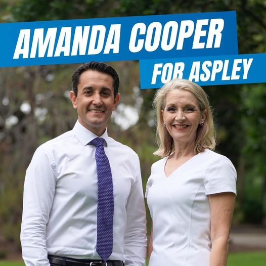 David Crisafulli MP: 
Amanda Cooper has a track record of delivering for her community. 
 S…