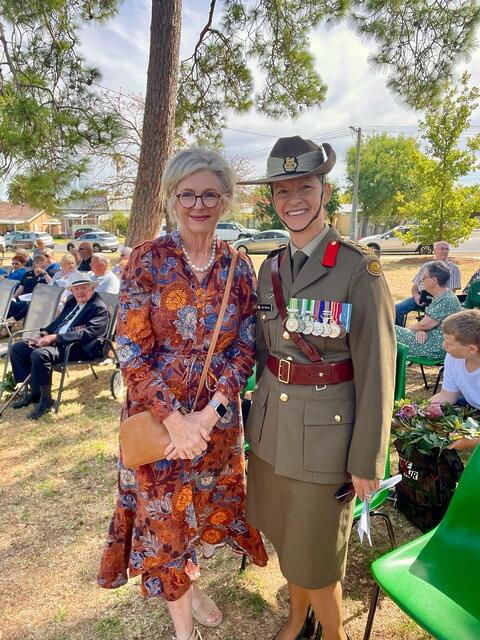 Helen Haines MP: I was honoured to join current and former service members in Ruthergle…