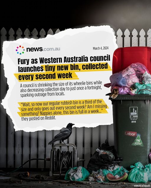 LNP – Liberal National Party: A Western Australian Council with a similar bin policy to Labor has cu…