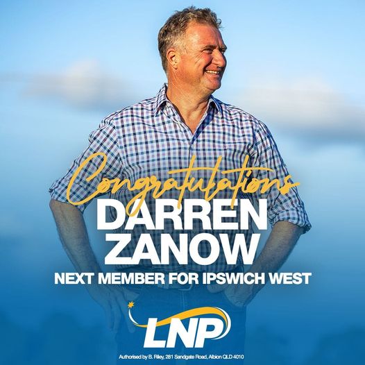 LNP – Liberal National Party: Ipswich West sent a strong message yesterday. Let’s get tough on crime…