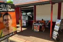 : My first CLP stall at Nightcliff this morning good music and great cof…