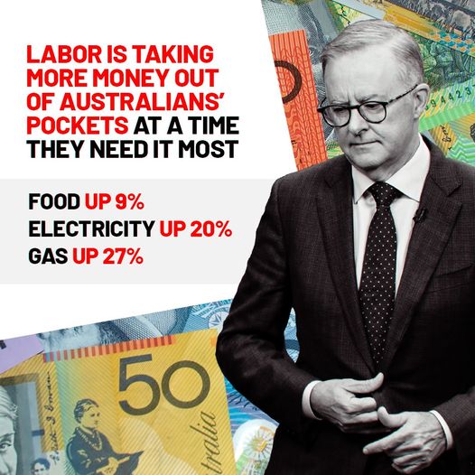 For most families, Labor’s cost of living crisis with rising costs and...