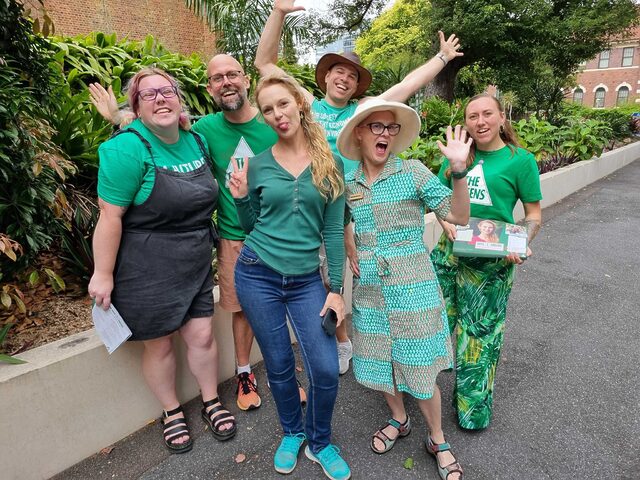 Queensland Greens: Thank you for voting Greens  Huge thanks to our incredible candidates …