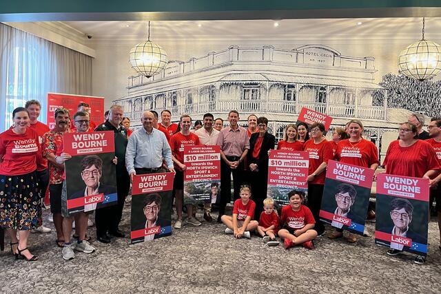 Great to see the Ipswich West community rally behind Wendy Bourne - La...