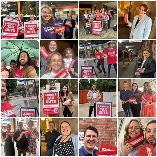 South Australian Labor: Our MPs and team are out spreading the good news: a tax cut for all 13…
