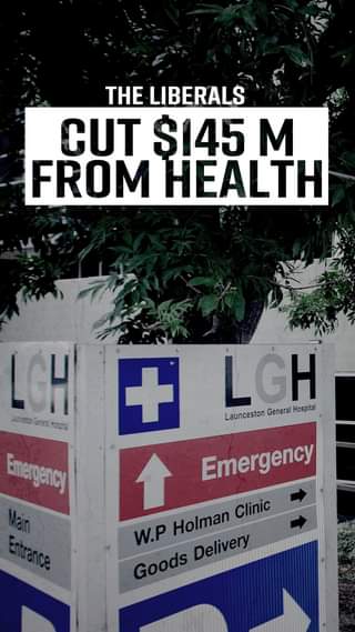 After 10 years of the Liberals, the Tasmanian health system is in cris...