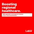 May be an image of hospital and text that says 'Boosting regional healthcare. With upgrades to 18 regional hospitals & 24/7 nurse practitioners Labor Tasmanian'