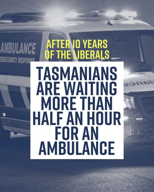 Under the Liberals, ambulance ramping has doubled and wait times have ...