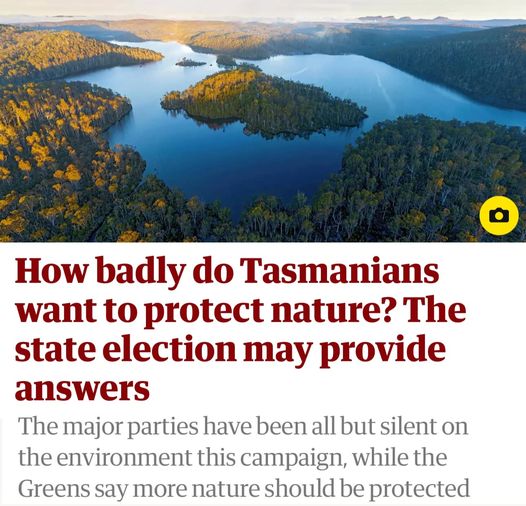 The Australian Greens: Tasmania’s wilderness is second to none, yet Liberal and Labor politic…