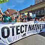 The rally to end native forest logging in lutruwita-Tasmania was pheno...