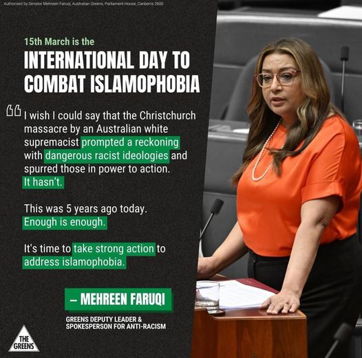 The Greens NSW: Today is the International Day to Combat Islamophobia. It is also five…