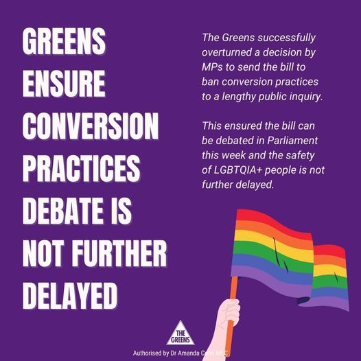 The Greens NSW: via Dr Amanda Cohn: Members of parliament tried to send the bill to ba…