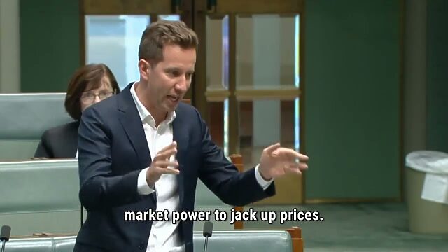 VIDEO: Australian Greens: When Coles and Woolworths put up prices, who pays?