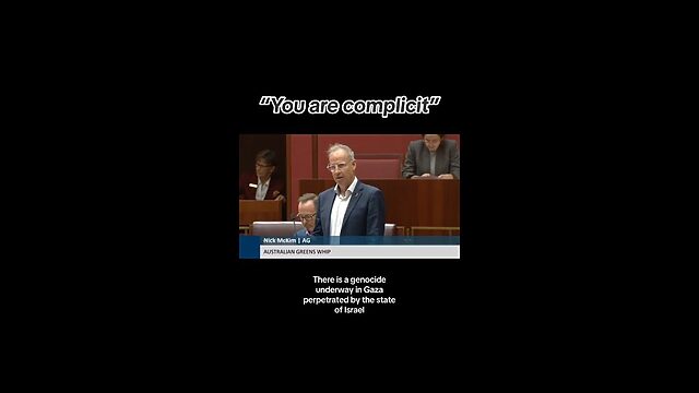 VIDEO: Australian Greens: “You are complicit”