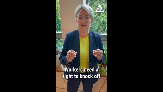 VIDEO: Australian Greens: You should have the right to disconnect