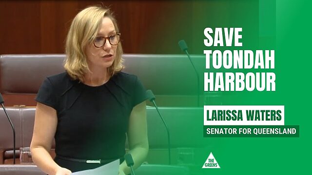 VIDEO: Australian Greens: Minister Plibersek, Save Toondah Harbour!