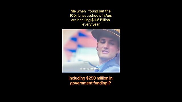 VIDEO: Australian Greens: Private school’s banking $4.8B 💔