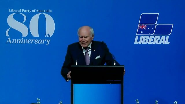 John Howard’s address at the Liberal Party's 80th Anniversary Dinner