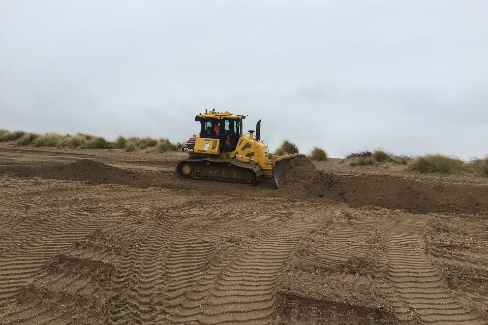 Norfolk Beach Recycling Boosts Flood Defense