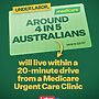 Labor’s Urgent Care Clinics - coming soon to a suburb near you....