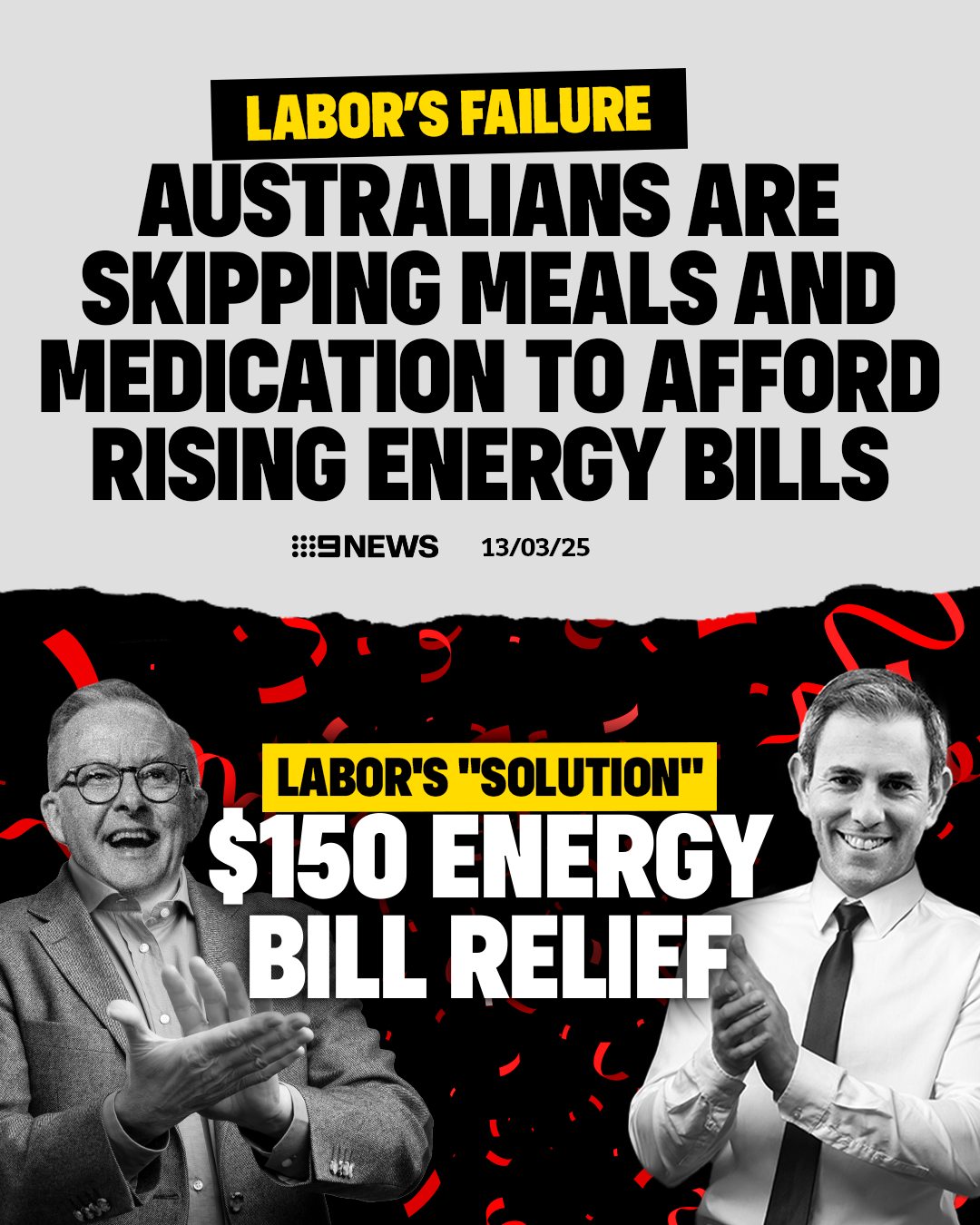 National Party of Australia: Labor’s energy disaster is going to get worse, with power prices rising up to $1…