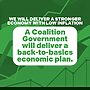 We will deliver a stronger economy with low inflation....