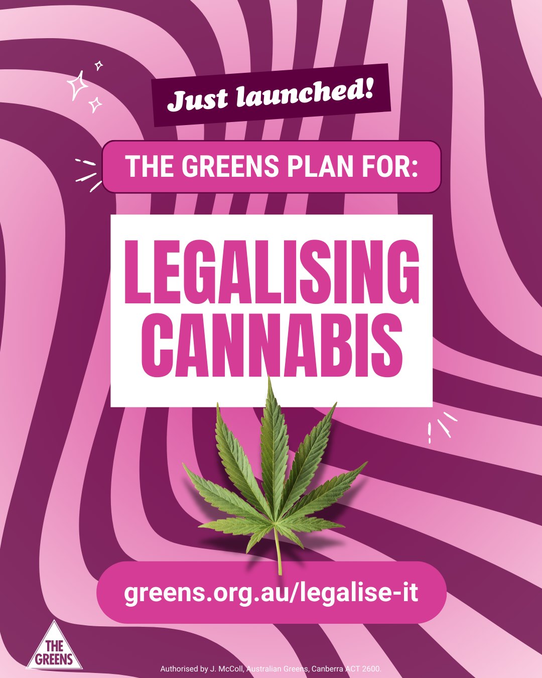 The Australian Greens: The Greens have a plan to Legalise Cannabis….