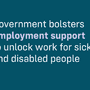 UK Bolsters Employment Support for Sick, Disabled