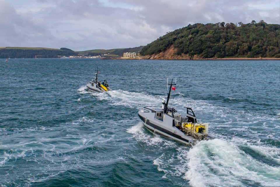 UK Royal Navy Receives First Uncrewed Mine Vessel