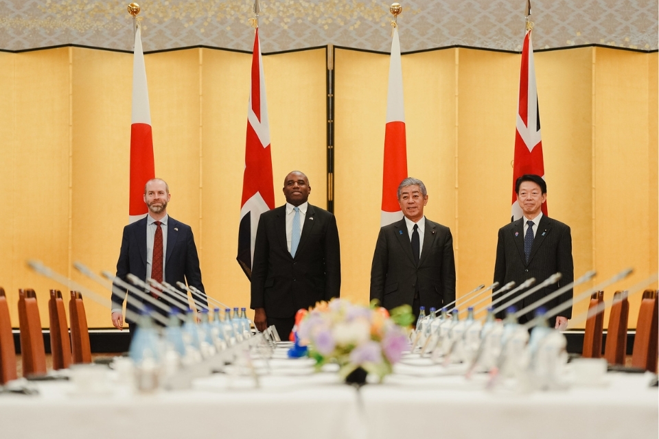 UK Secretaries Lammy and Reynolds Visit Japan