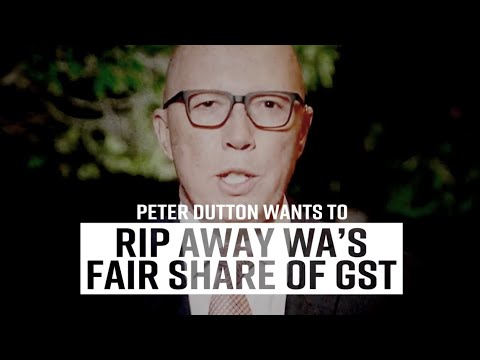 Can you trust Peter Dutton with WA's GST?