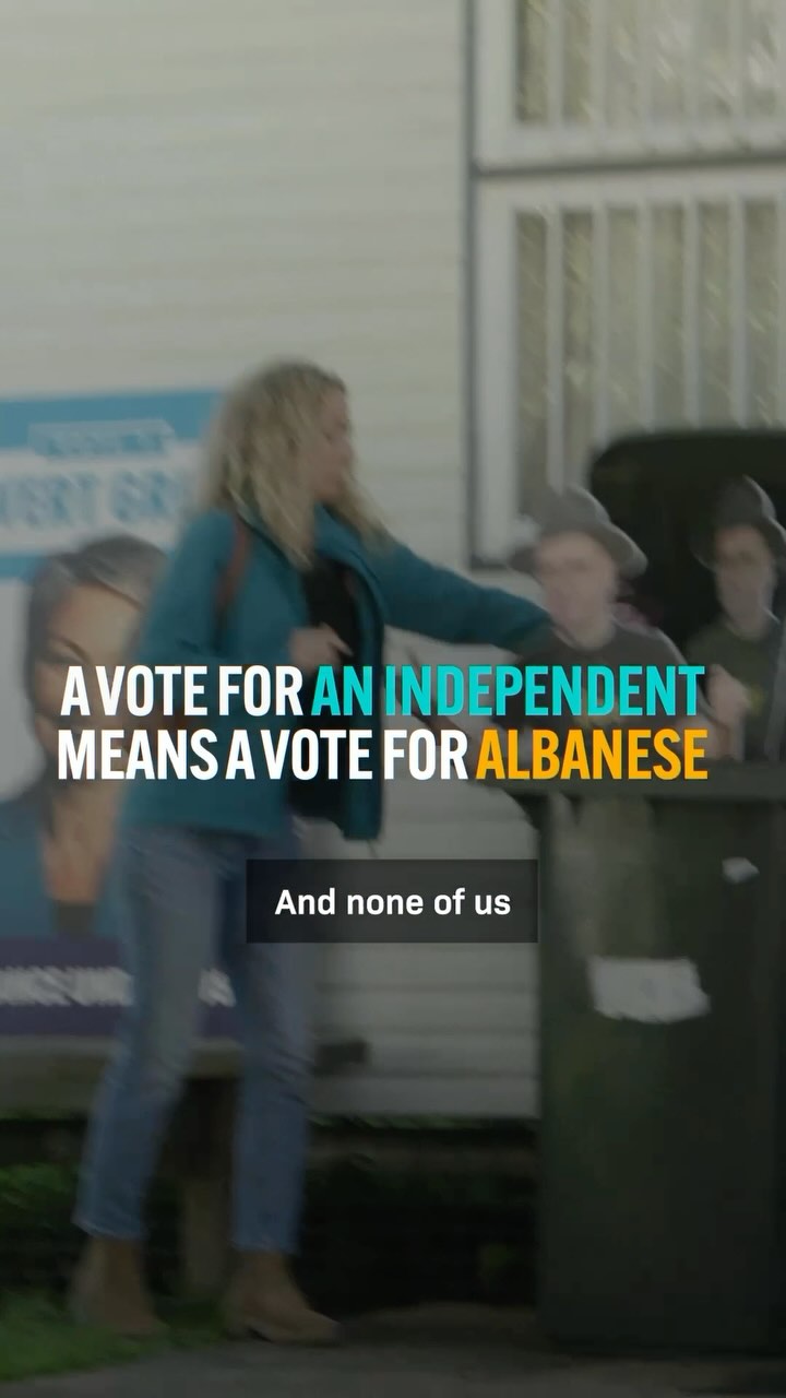 87 reactions · 14 comments | A vote for an Independent, is a vote for Albanese. | National Party of Australia: A vote for an Independent, is a vote for Albanese.