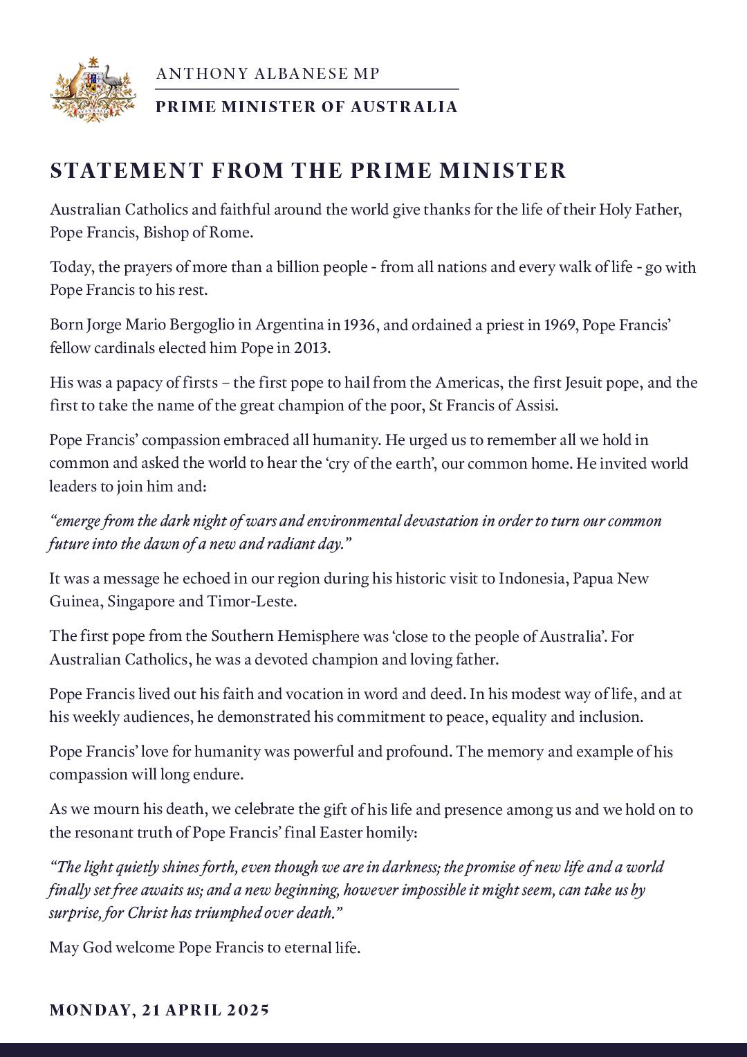 Anthony Albanese: Commenting has been turned off for this post….